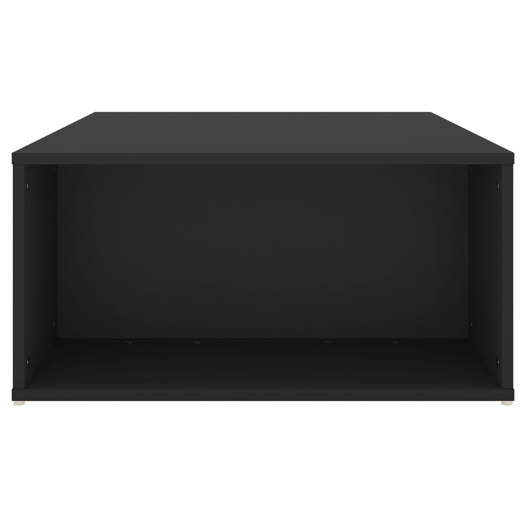 vidaXL kafijas galdiņš, melns, 90x67x33 cm , skaidu plāksne