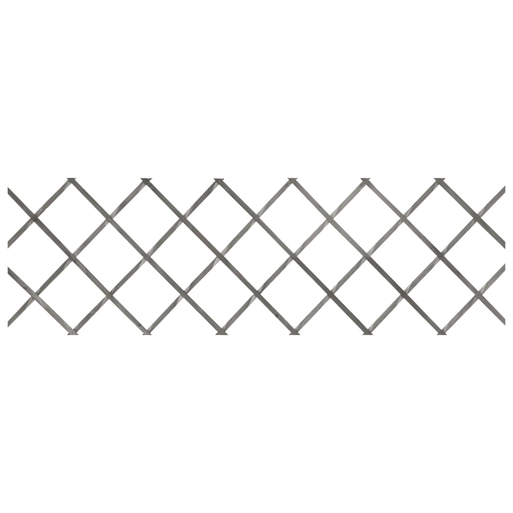 vidaXL špaleru žogi, 5 gab., 180x60 cm, pelēki, egles masīvkoks