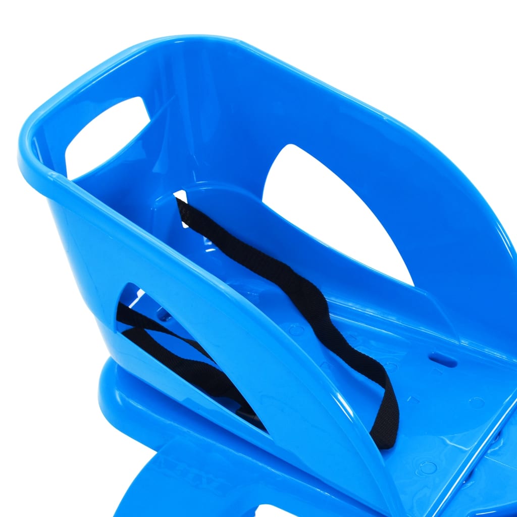 vidaXL ragavas ar sēdekli, stūri, zilas, 102,5x40x23 cm, polipropilēns