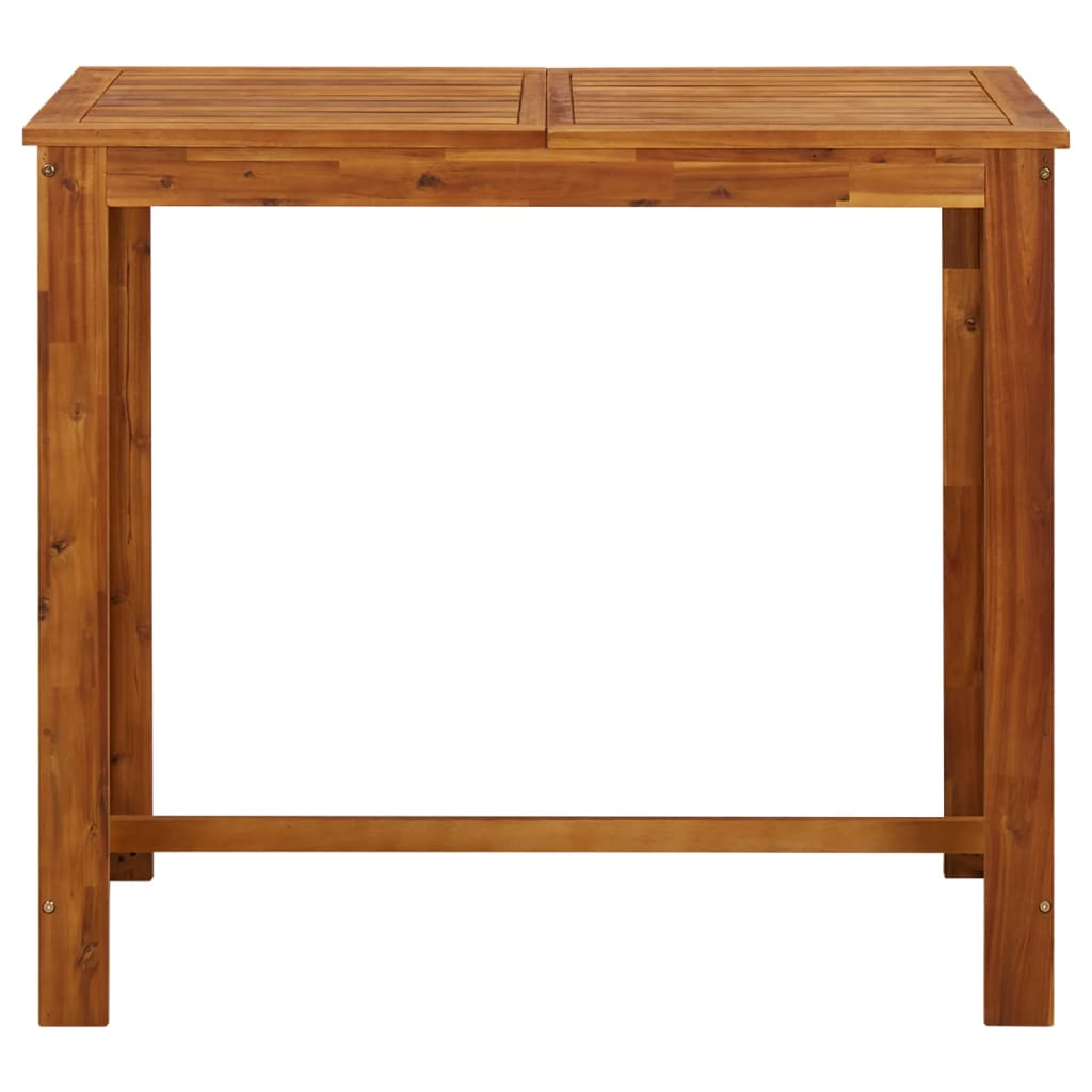 vidaXL bāra galds, 120x60x105 cm, akācijas masīvkoks