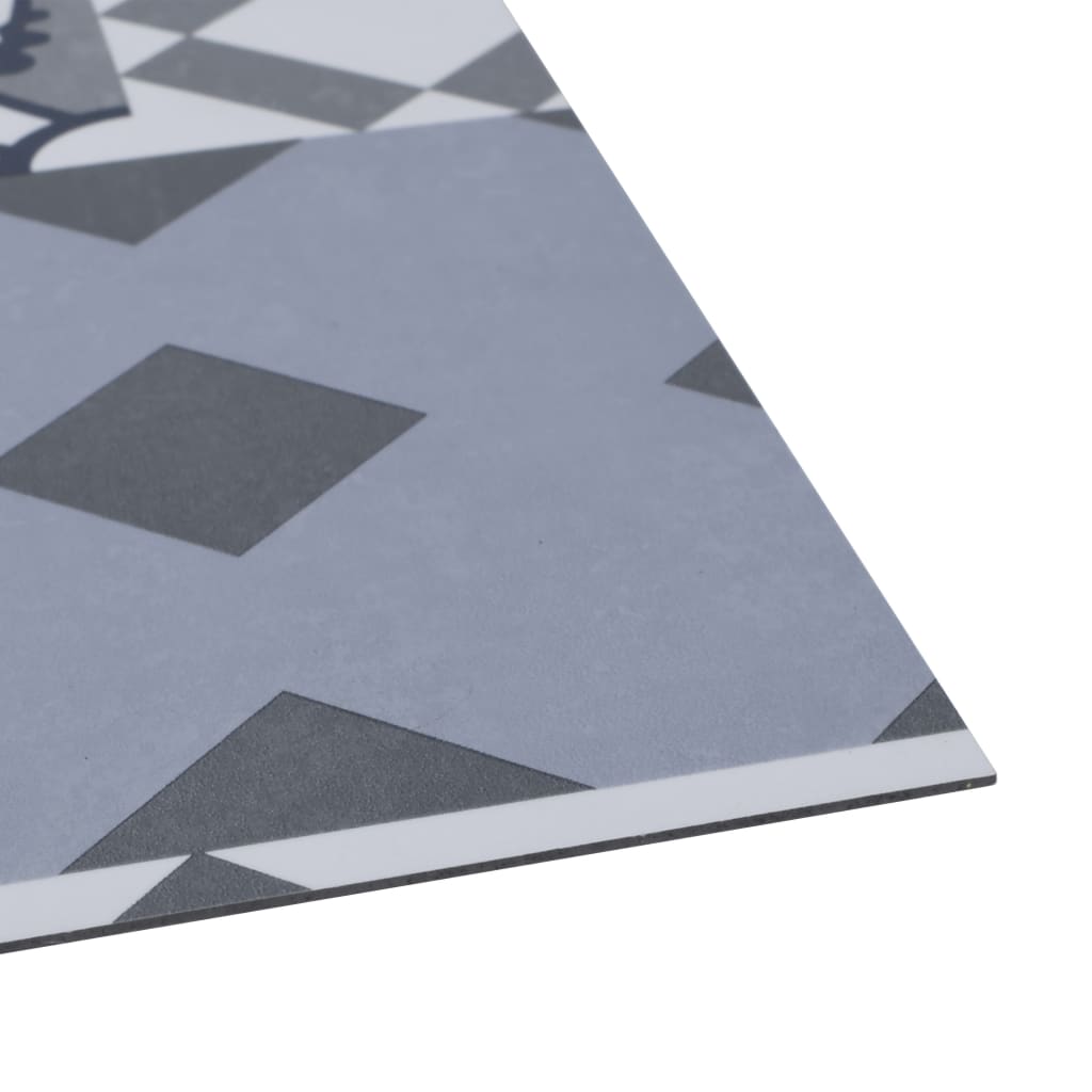 vidaXL grīdas flīzes, pašlīmējošas, 5,11 m², krāsains raksts, PVC