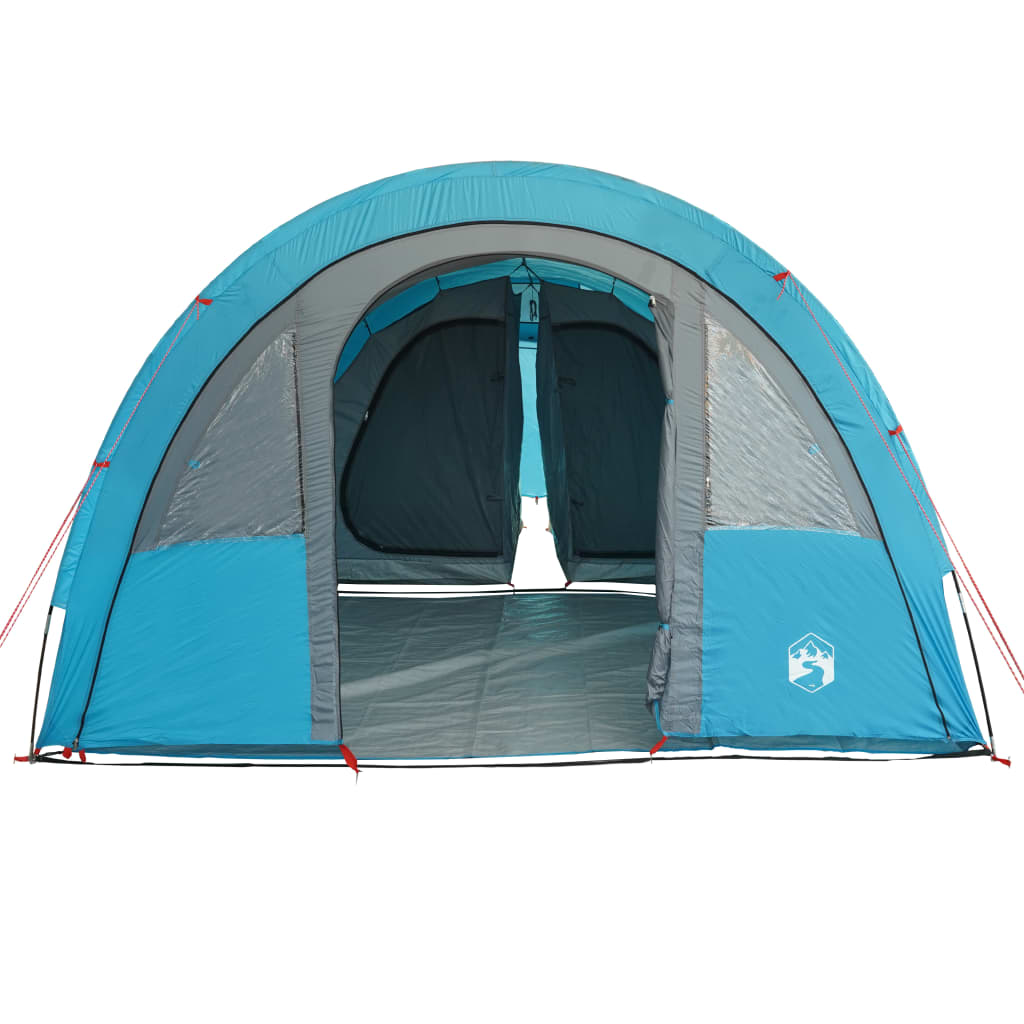 vidaXL kempinga telts 4 personām, zila, ūdensnecaurlaidīga