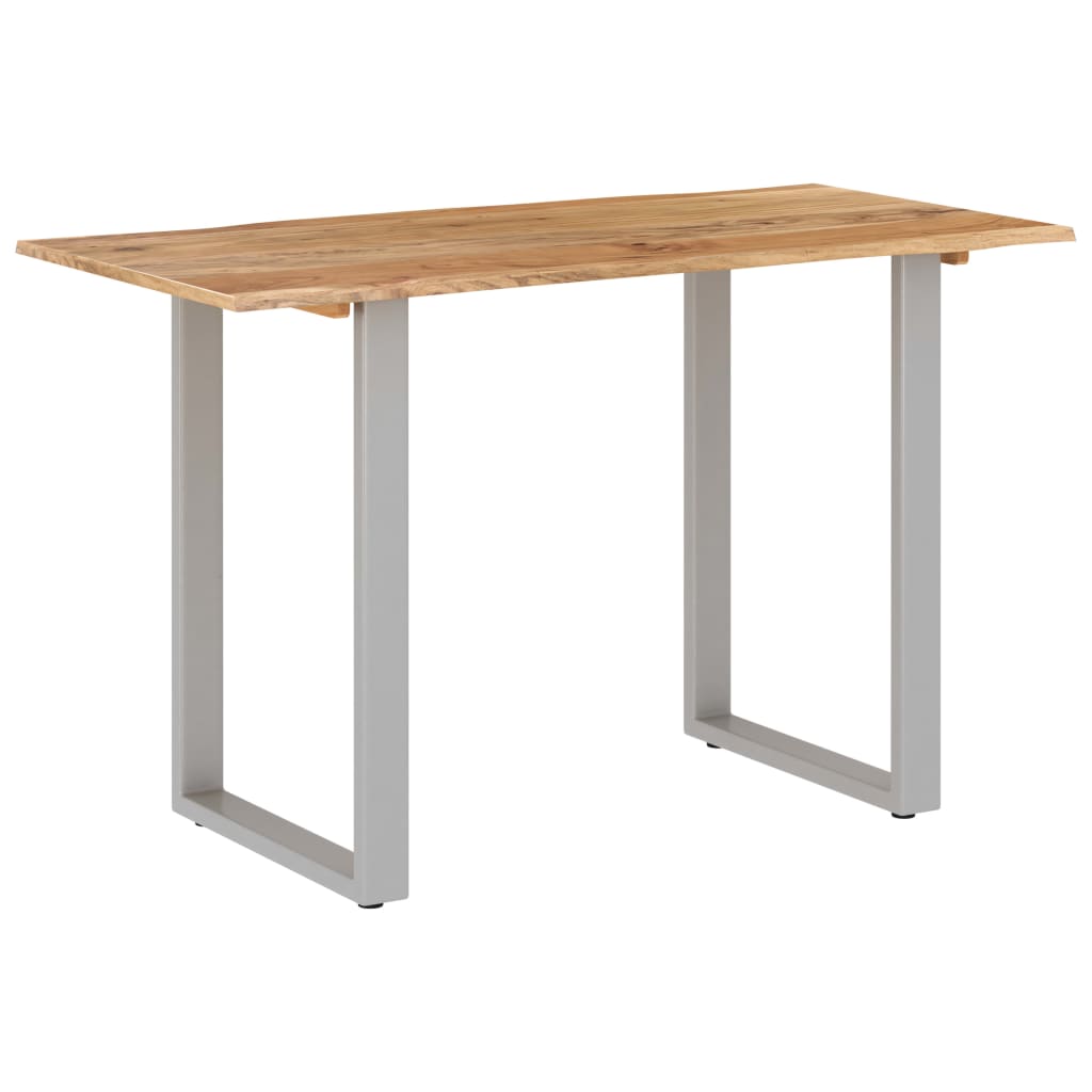 vidaXL virtuves galds, 118x58x76 cm, akācijas masīvkoks