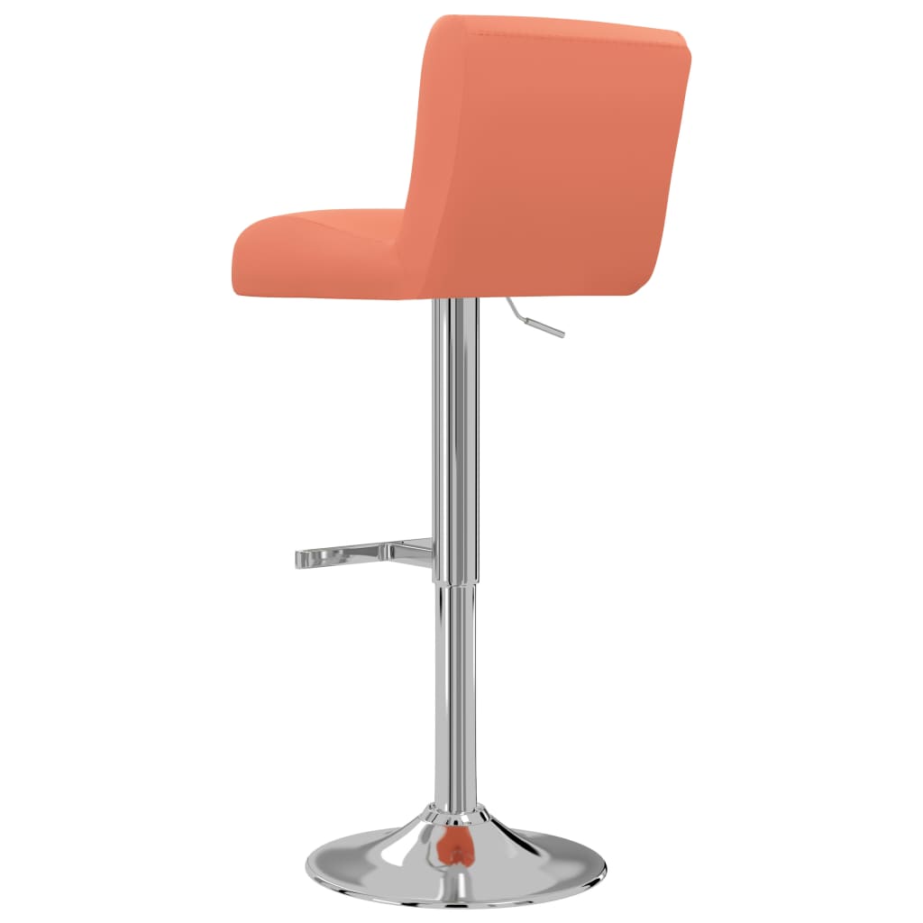 vidaXL bāra krēsli, 2 gab., oranža mākslīgā āda