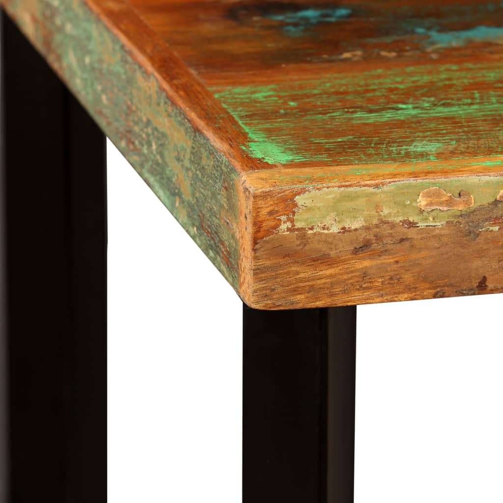 vidaXL bāra galds, 60x60x107 cm, pārstrādāts masīvkoks