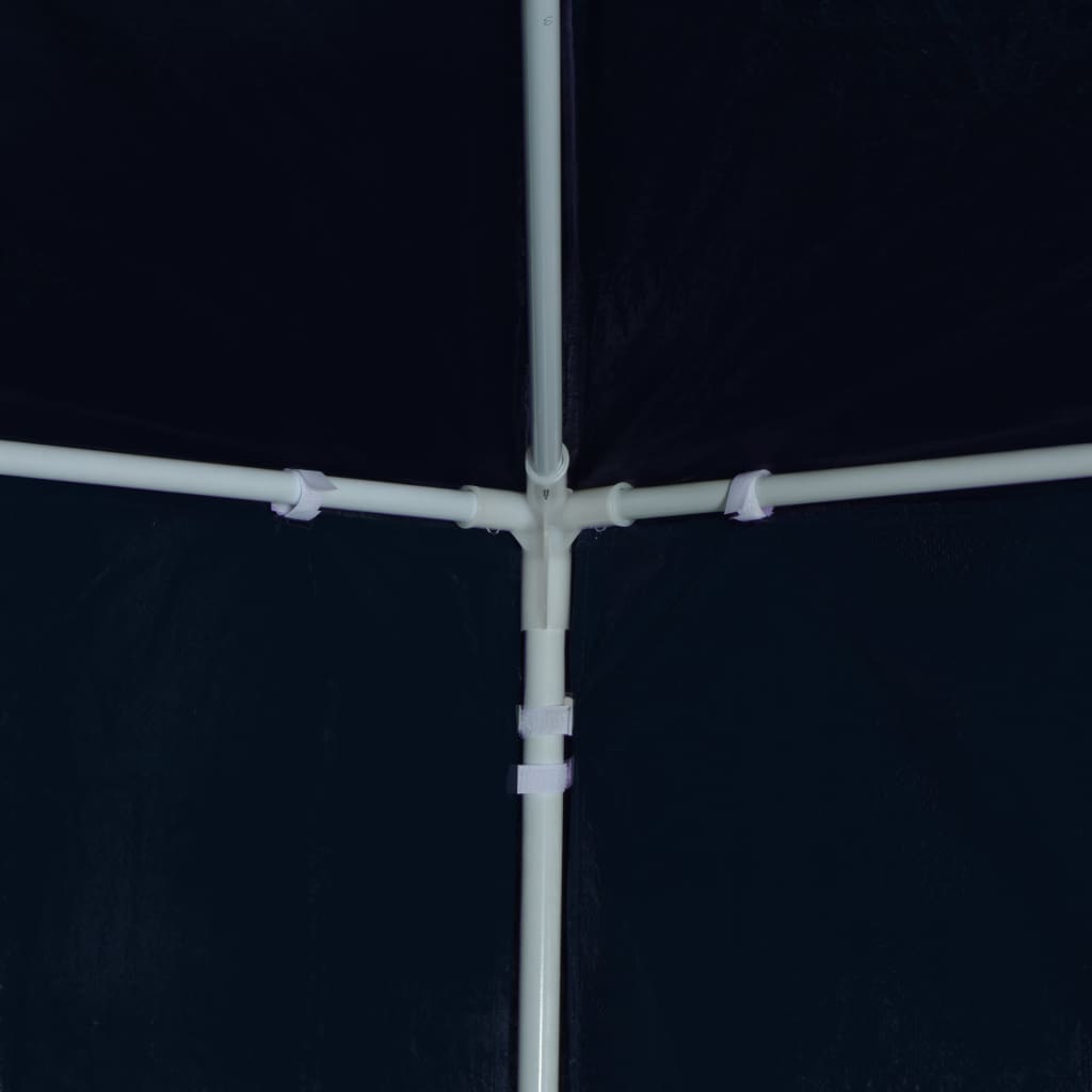 vidaXL svinību telts, zila, 3x3 m