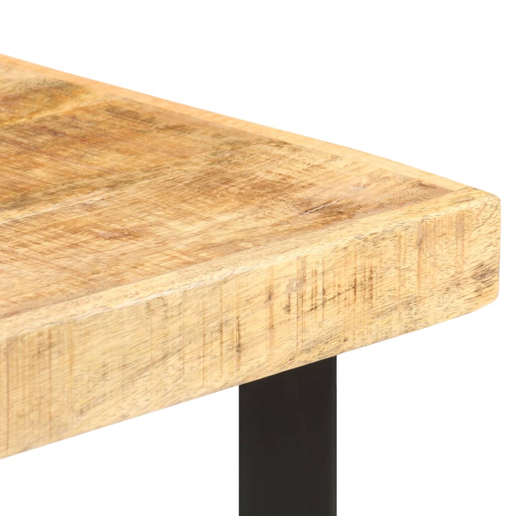 vidaXL bāra galds, 60x60x107 cm, neapstrādāts mango koks