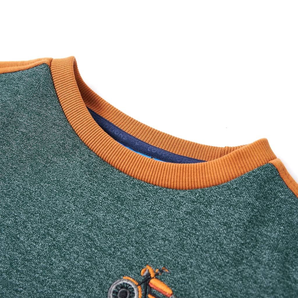 Bērnu džemperis, tumši zaļš, 92