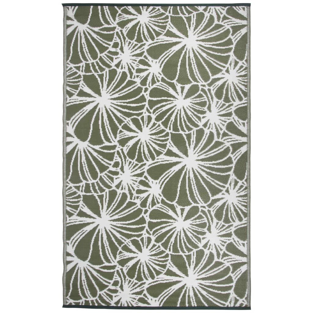 Esschert Design āra paklājs, 241x152 cm, ziedu raksts, OC21