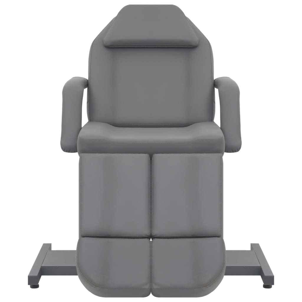 vidaXL procedūru krēsls, mākslīgā āda, pelēks, 180x62x78 cm