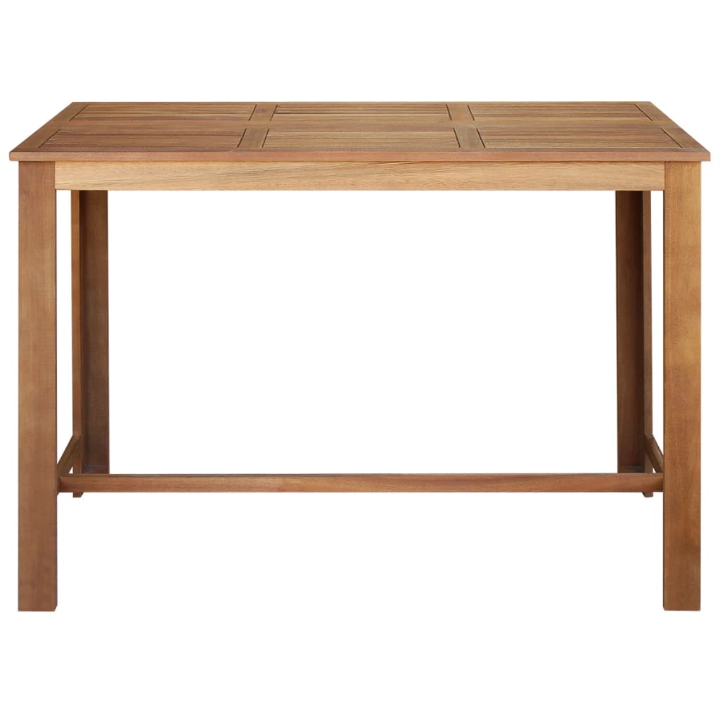 vidaXL bāra galds, 150x70x105 cm, akācijas masīvkoks