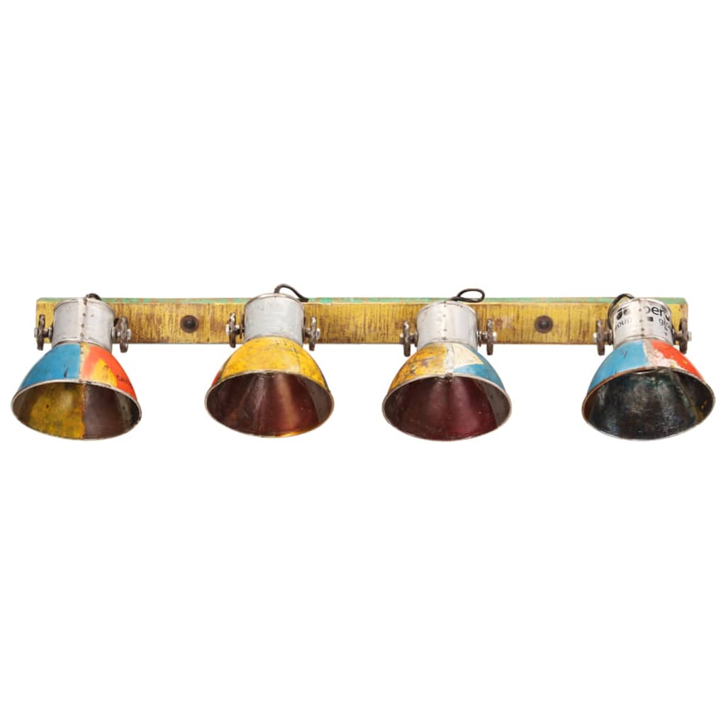 vidaXL sienas lampa, industriāls dizains, krāsaina, 90x25 cm, E27