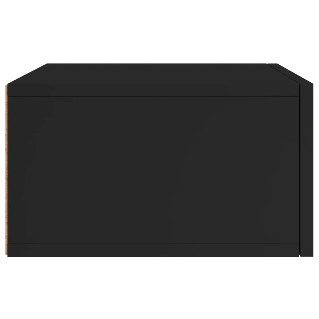 vidaXL sienas naktsskapītis, melns, 35x35x20 cm