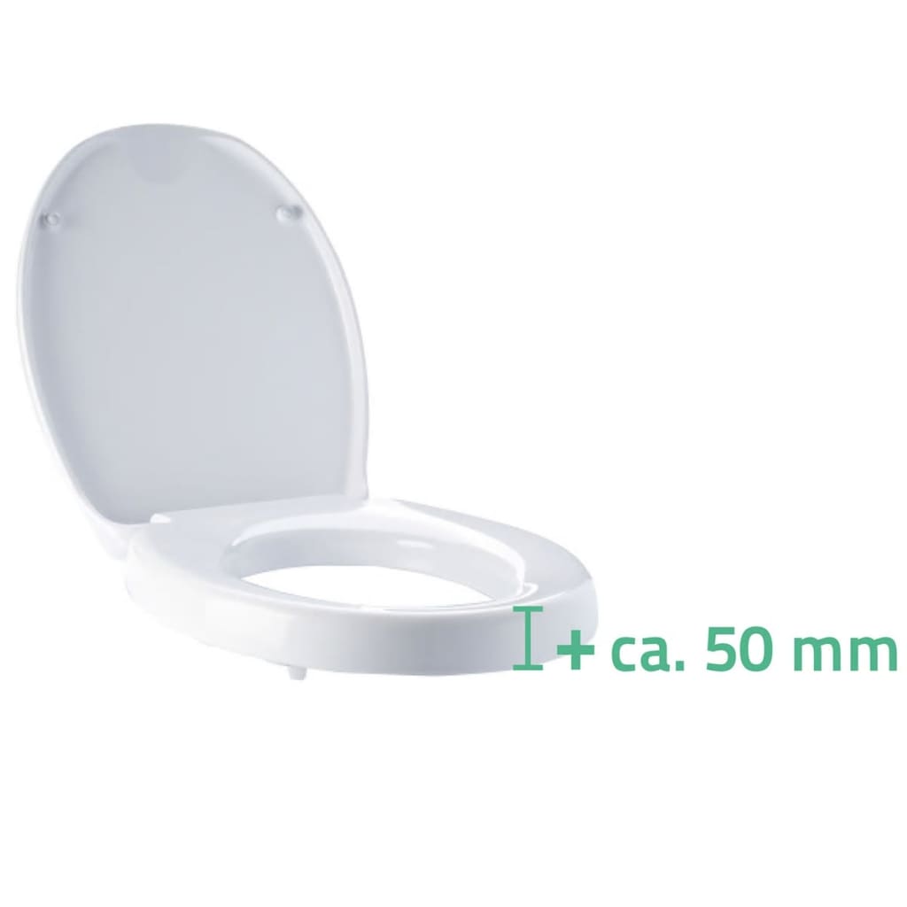 RIDDER tualetes poda sēdeklis Premium, lēnā aizvēršanās, balts