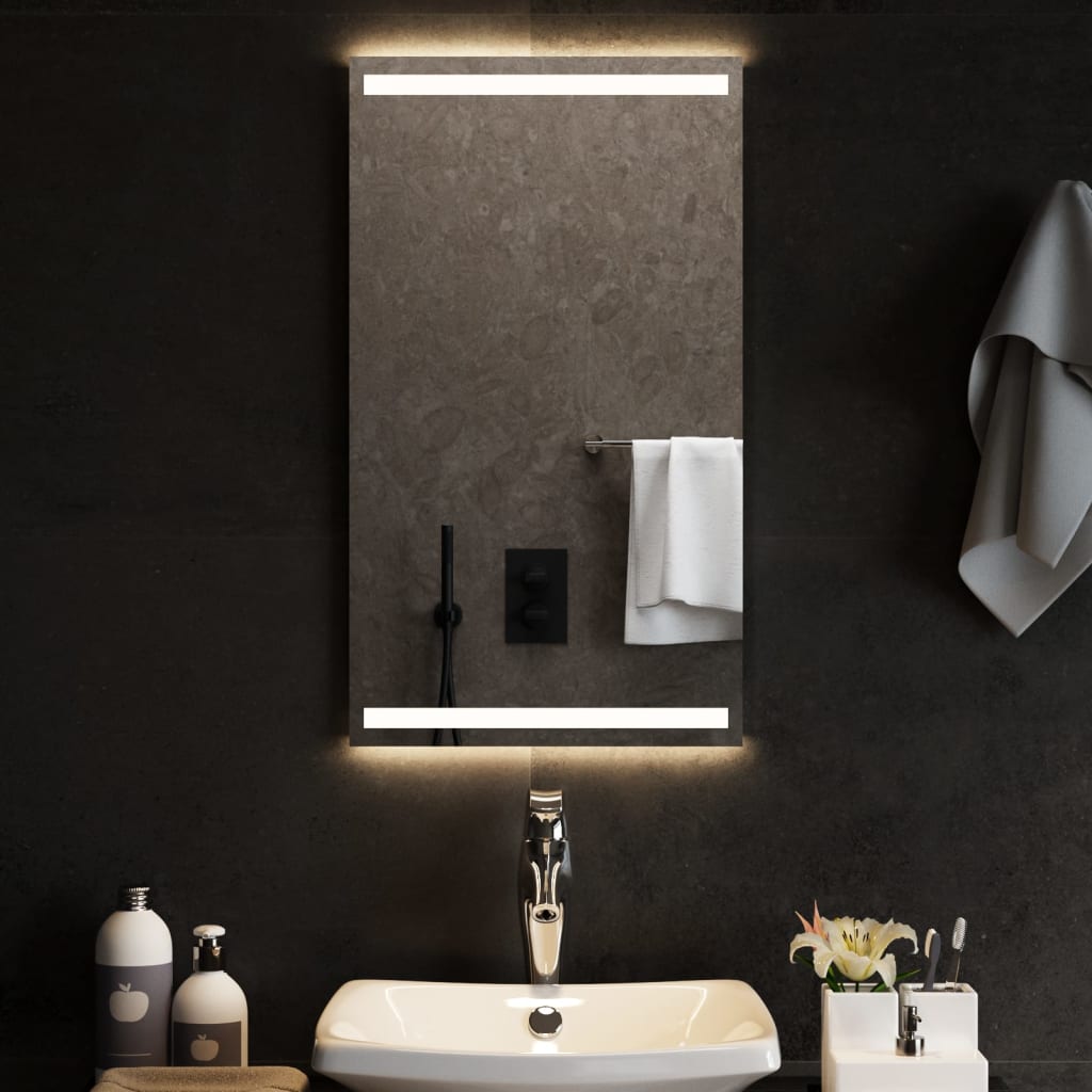 vidaXL vannasistabas spogulis ar LED, 40x70 cm