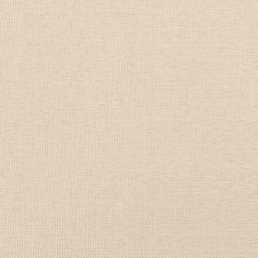 vidaXL atsperu gultas rāmis ar matraci, krēmkrāsas, 100x200 cm, audums