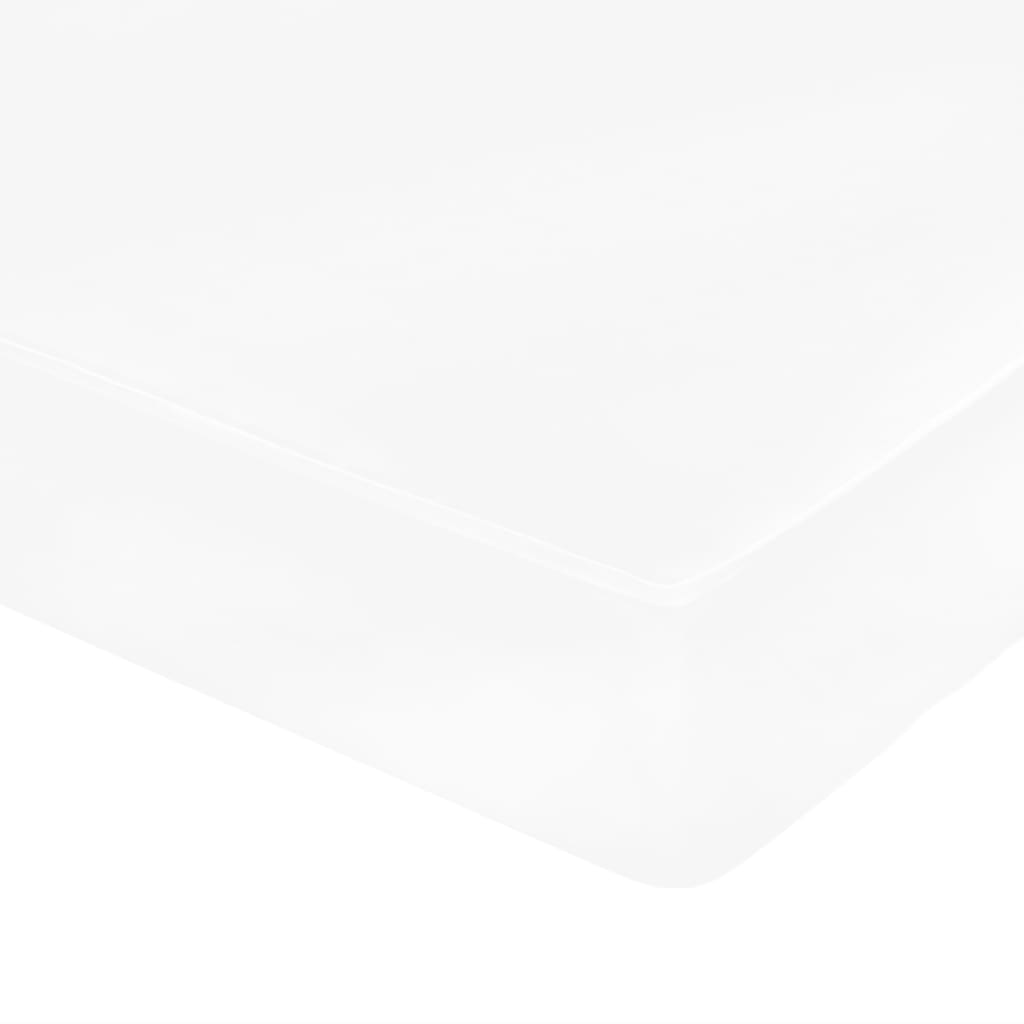 vidaXL dīvāngulta ar matraci, USB, krēmkrāsas audums, 90x200 cm