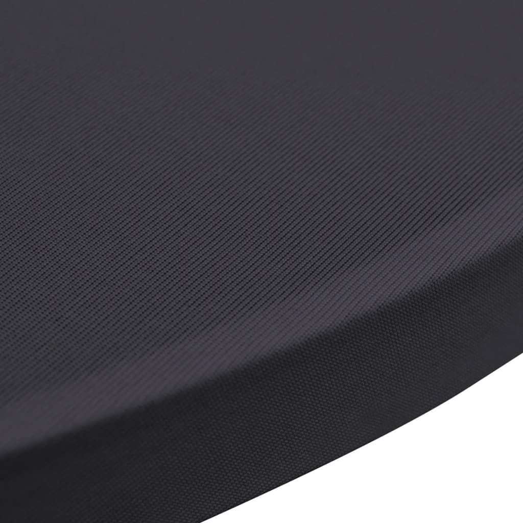 vidaXL galdu pārvalki, 4 gab., 70 cm, elastīgi, antracīta pelēki