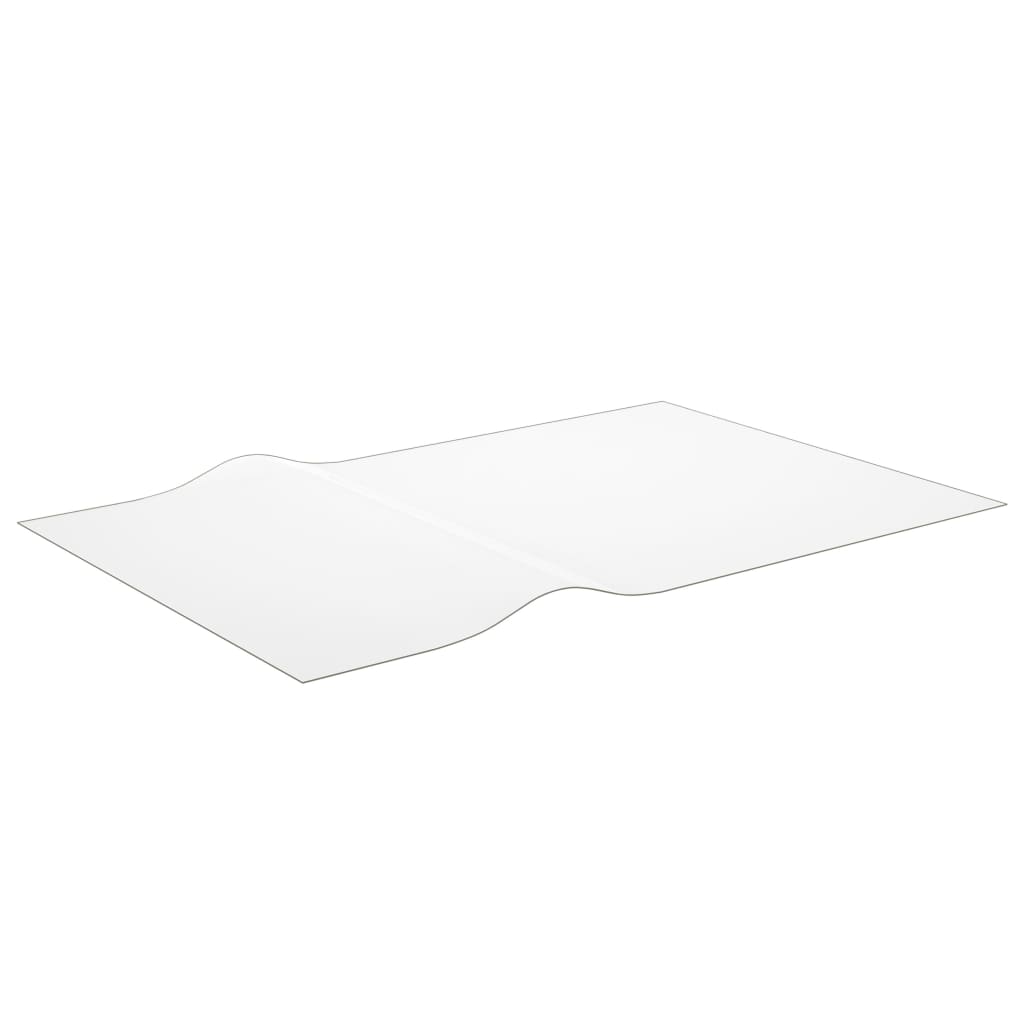 vidaXL galda aizsargsegums, caurspīdīgs, 100x60 cm, 1,6 mm, PVC