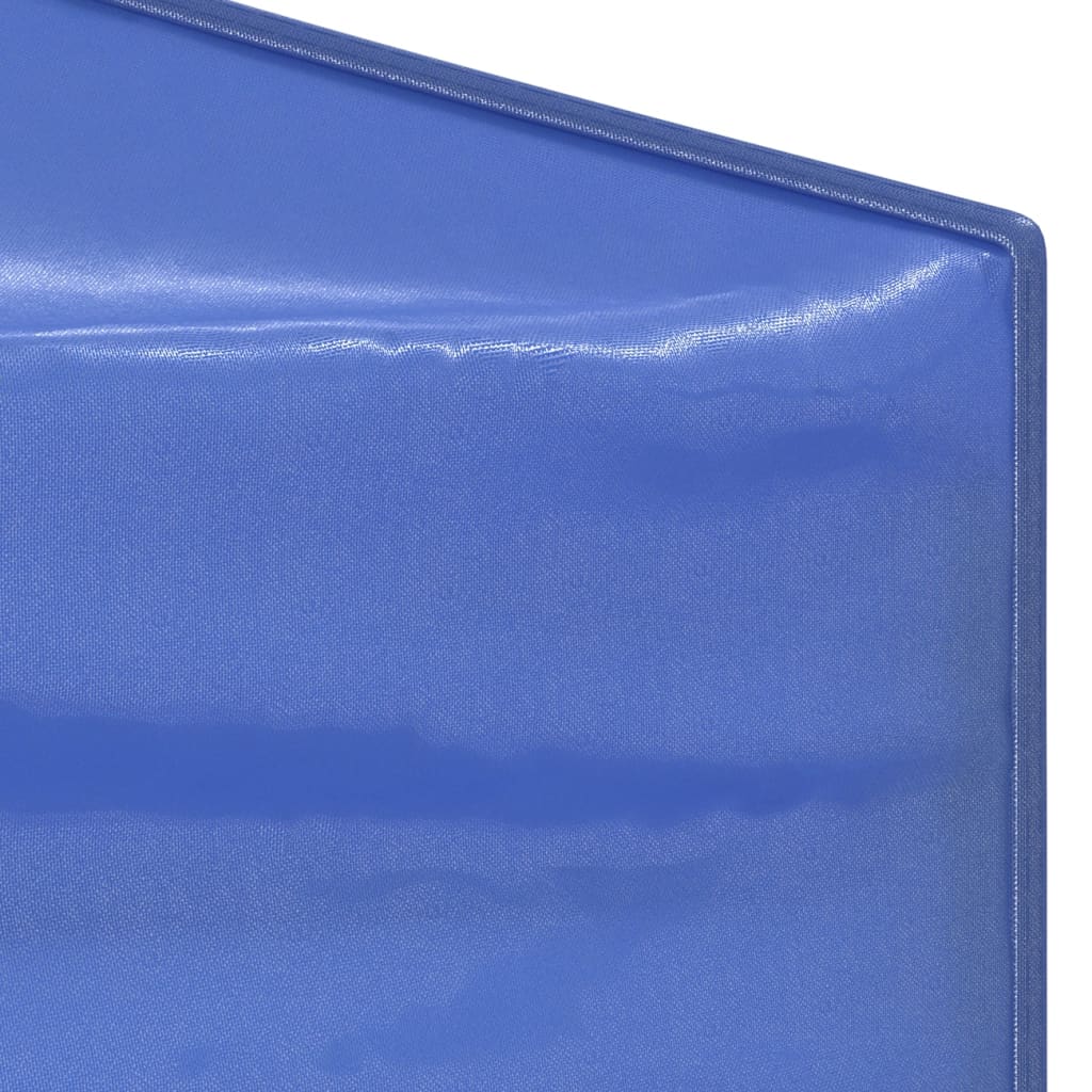 vidaXL saliekama nojume ar sienām, zila, 3x3 m