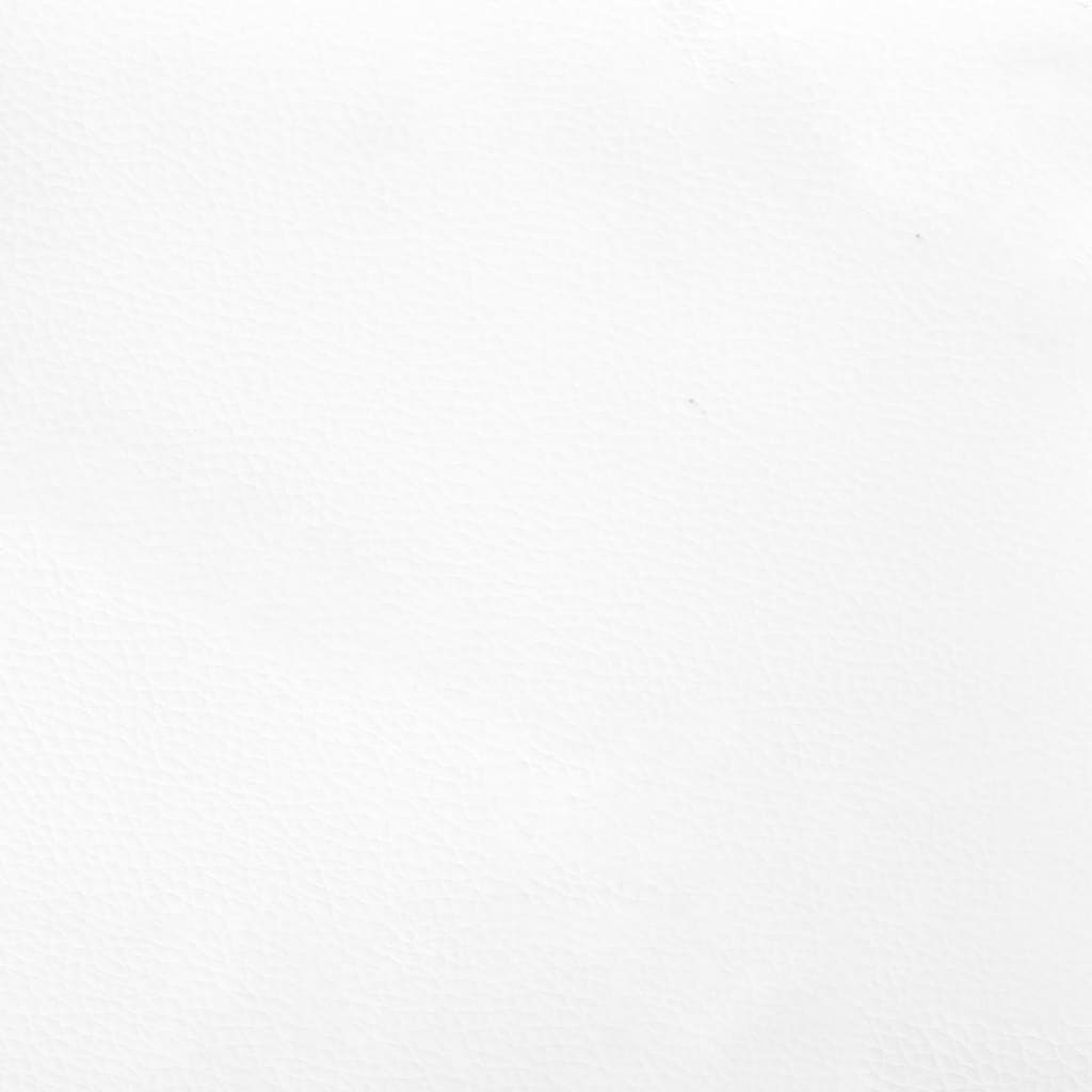vidaXL sols, balts, 70x30x30 cm, mākslīgā āda