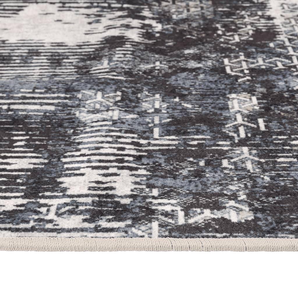 vidaXL paklājs, 80x300 cm, daudzkrāsains, mazgājams, neslīdošs