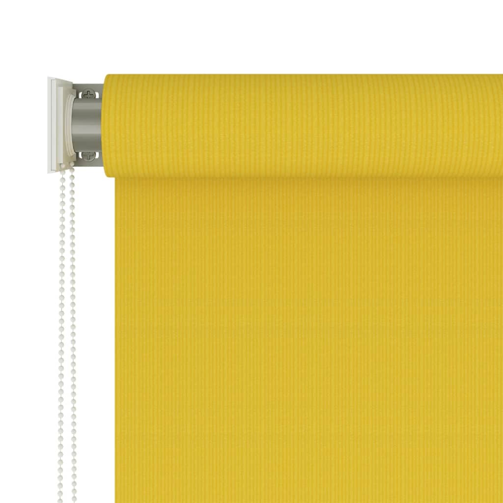vidaXL āra ruļļu žalūzijas, 160x230 cm, dzeltenas