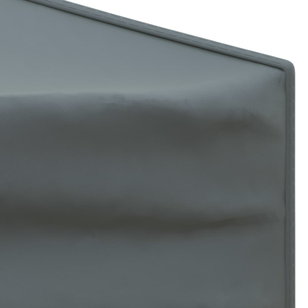 vidaXL saliekama nojume ar sienām, antracītpelēka, 2x2 m