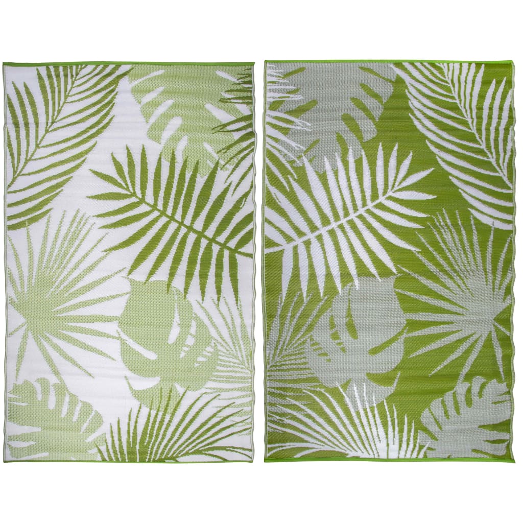 Esschert Design āra paklājs, 241x152 cm, džungļu lapu dizains, OC22