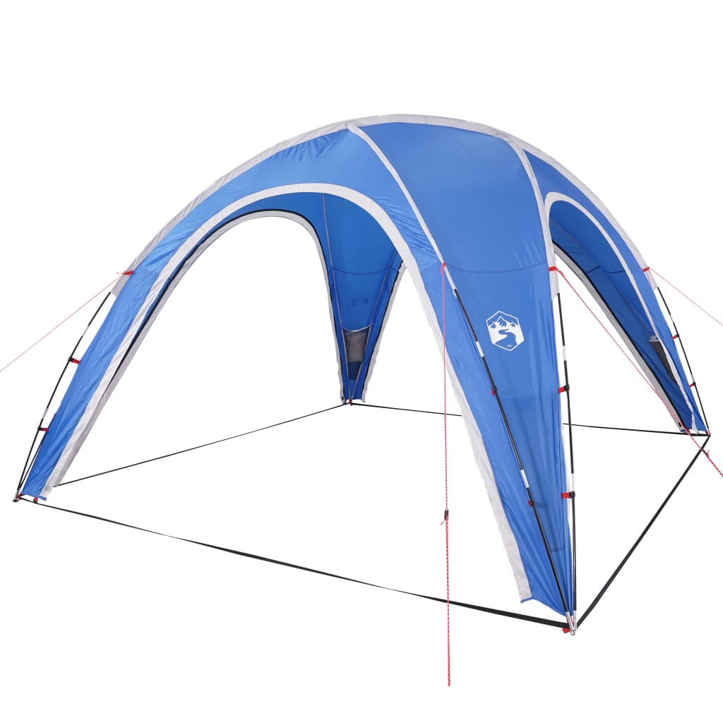vidaXL ballīšu telts, zila, ūdensizturīga