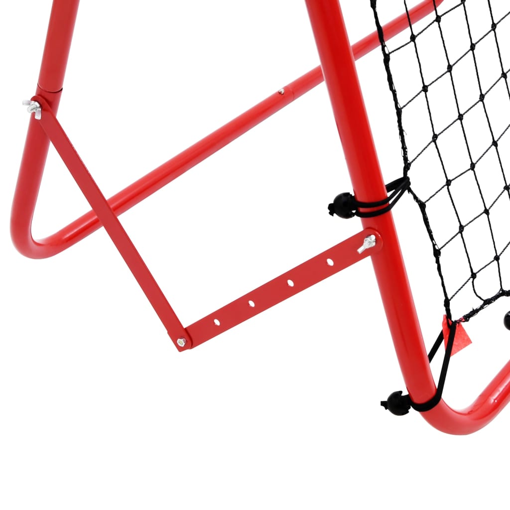 vidaXL regulējams futbola atsitiena tīkls, 100x100 cm