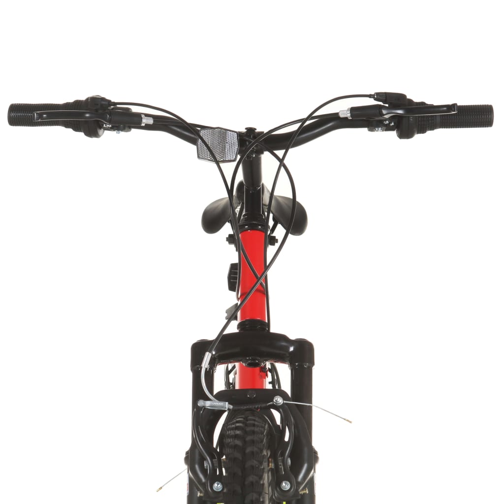 vidaXL kalnu velosipēds, 21 ātrums, 26'', 49 cm, sarkans