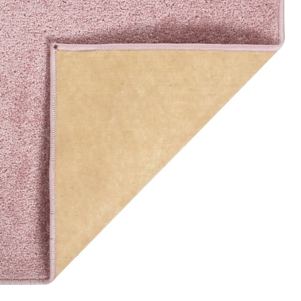 vidaXL paklājs, 160x230 cm, rozā
