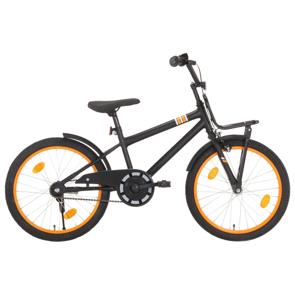 vidaXL bērnu velosipēds ar priekšējo bagāžnieku, 20 collas