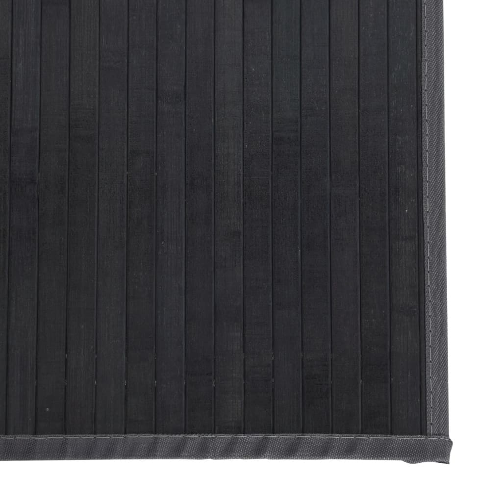 vidaXL paklājs, taisnstūra forma, pelēks, 70x500 cm, bambuss