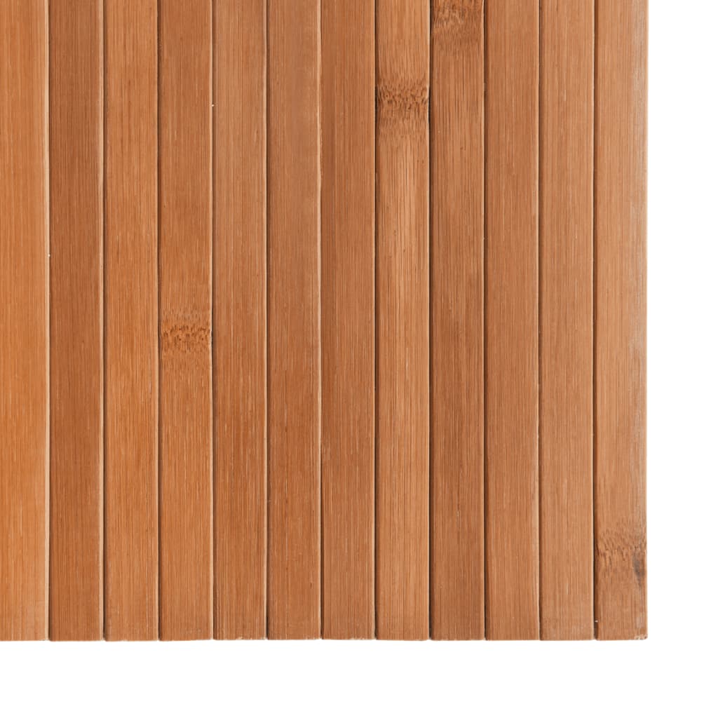 vidaXL paklājs, taisnstūra forma, dabīga krāsa, 60x200 cm, bambuss