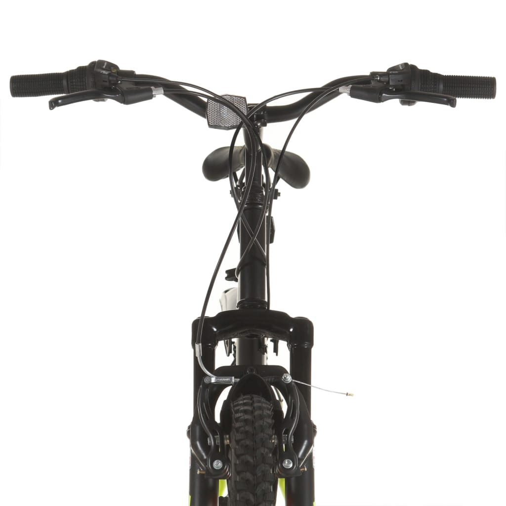 vidaXL kalnu velosipēds, 21 ātrums, 26'', 49 cm, melns