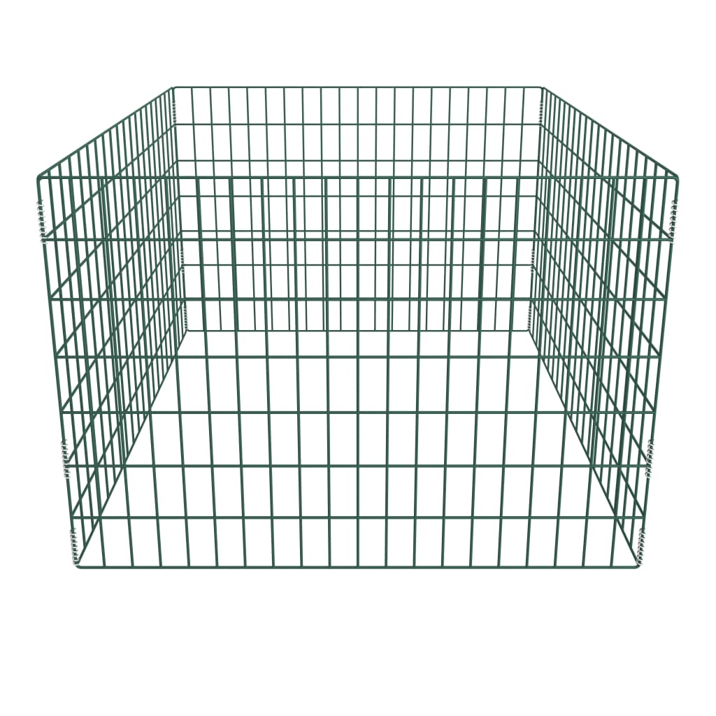 vidaXL komposta kaste, 100x100x70 cm, kvadrāta forma
