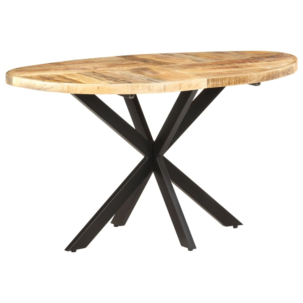 vidaXL virtuves galds, 140x80x75 cm, mango masīvkoks