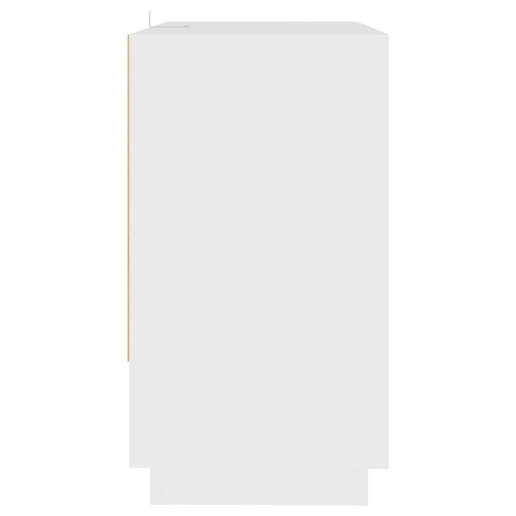 vidaXL kumode, balta, 70x41x75 cm, kokskaidu plāksne