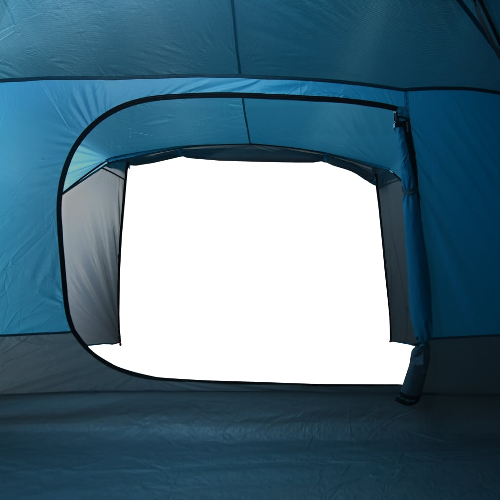 vidaXL kempinga telts 6 personām, zila, ūdensnecaurlaidīga