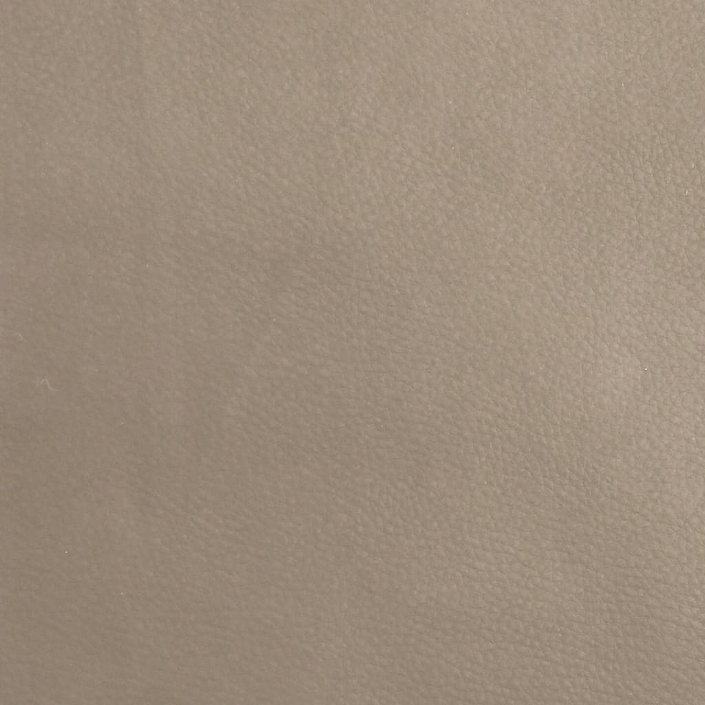 vidaXL sols, kapučīno krāsa, 100x64x80 cm, mākslīgā āda