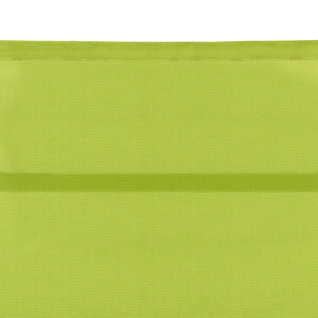 vidaXL sauļošanās zvilnis, tekstilēns un alumīnijs, zaļš