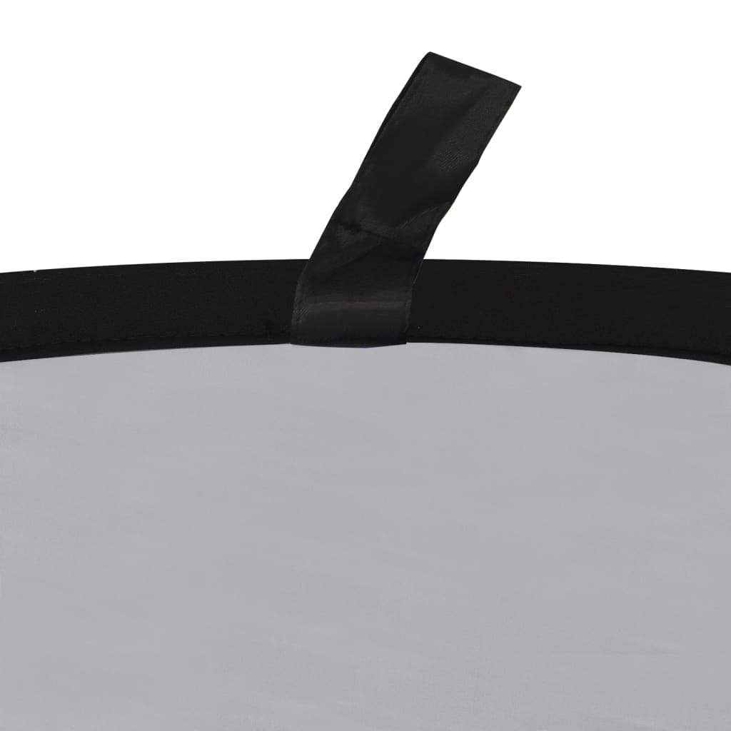 vidaXL ovāls studijas fons, melns un pelēks, 200x150 cm