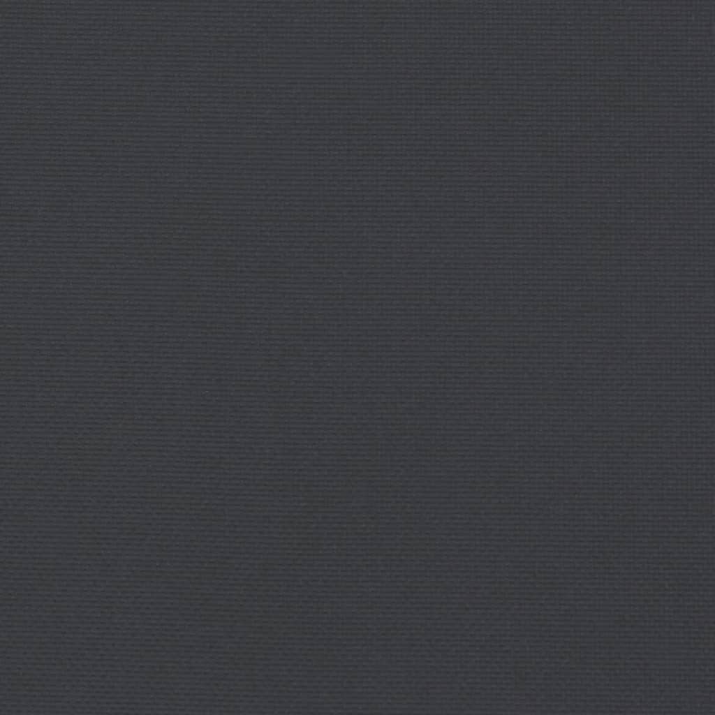 vidaXL palešu spilvens, 60x60x6 cm, oksforda audums, melns