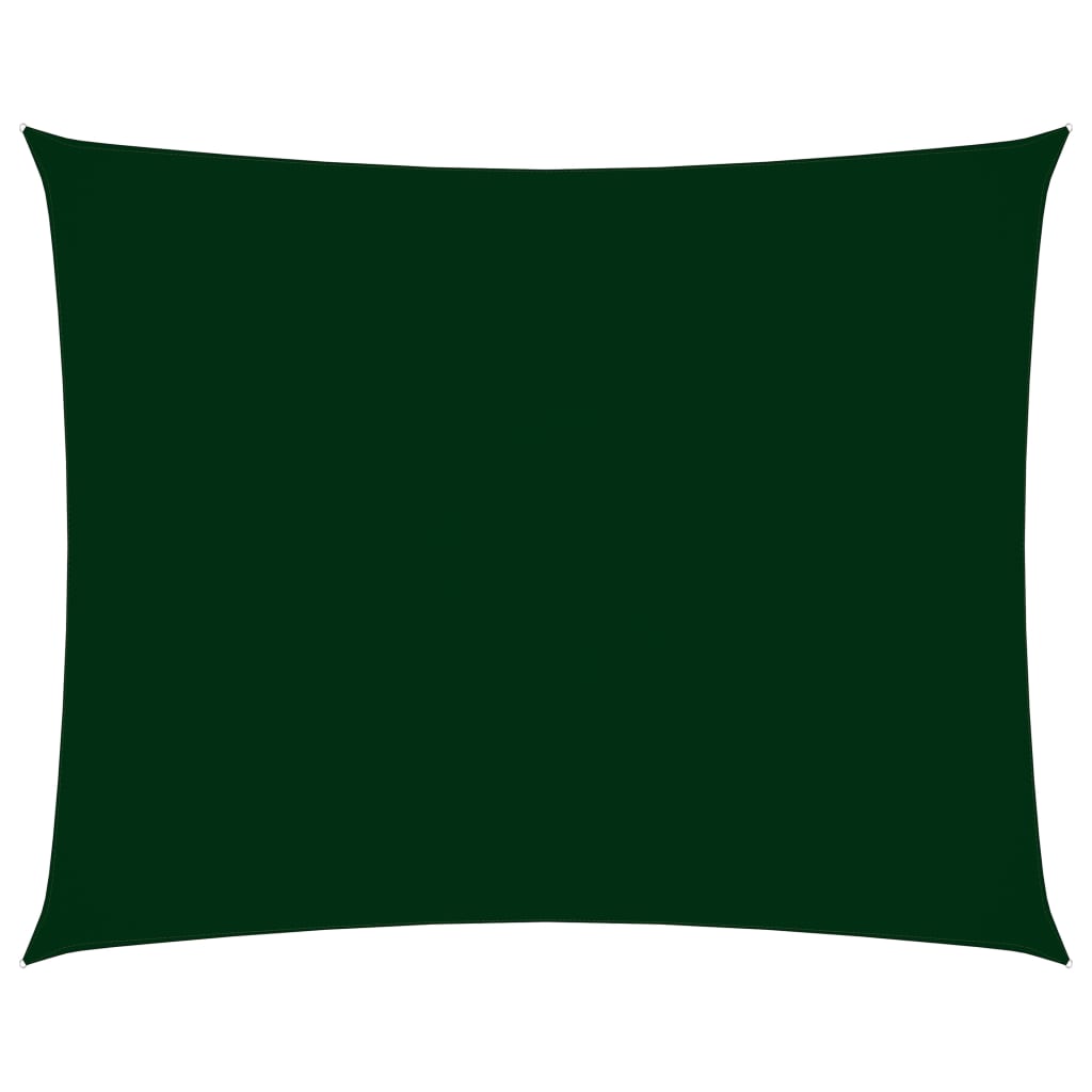 vidaXL saulessargs, taisnstūra, 2,5x3,5 m, tumši zaļš oksforda audums