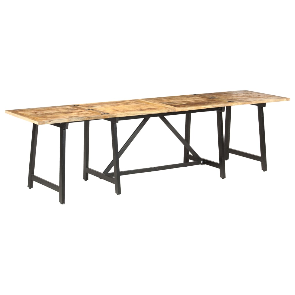 vidaXL izvelkams virtuves galds, 280x80x75 cm, mango masīvkoks