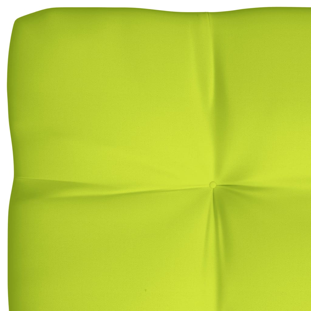vidaXL palešu dīvānu matrači, 7 gab., spilgti zaļi