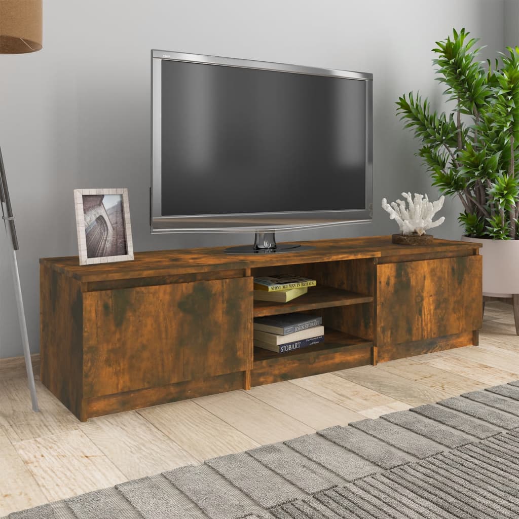 vidaXL TV skapītis, ozolkoka krāsa, 140x40x35,5 cm, inženierijas koks