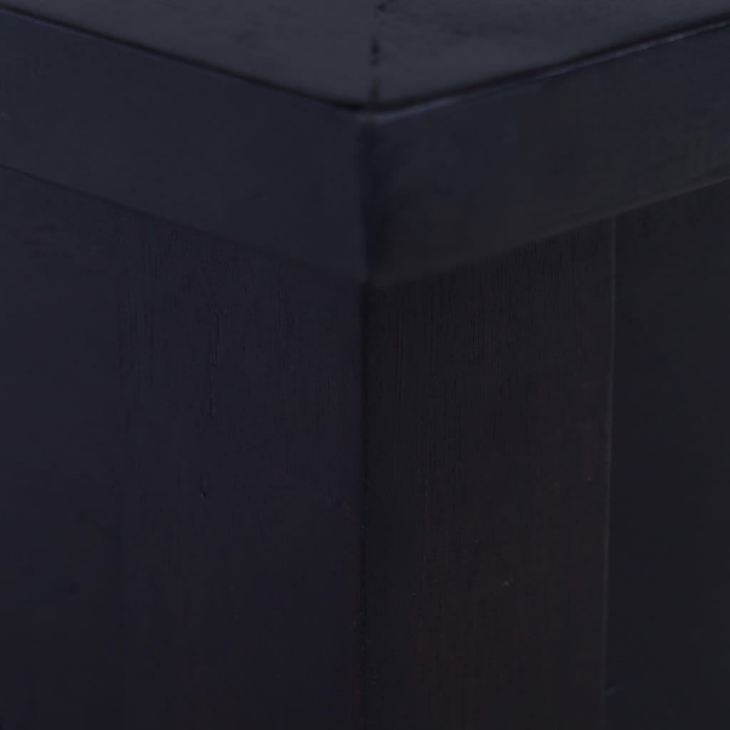vidaXL kafijas galdiņš, gaiši melns, 100x50x30 cm, masīvs sarkankoks